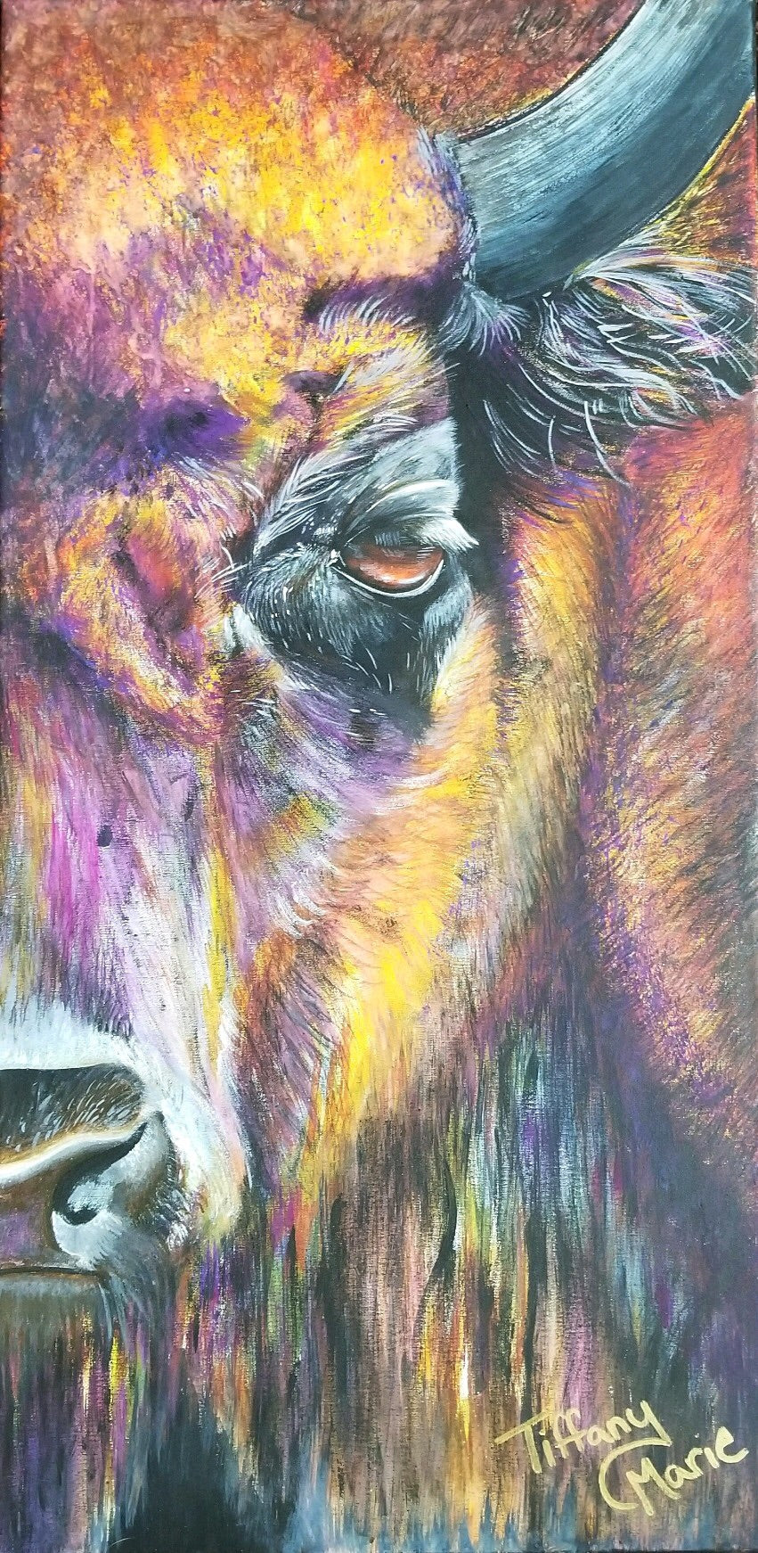 Iridescent Buffalo - Limited Edition Prints (only 2 left!) - Tiffany Marie Art