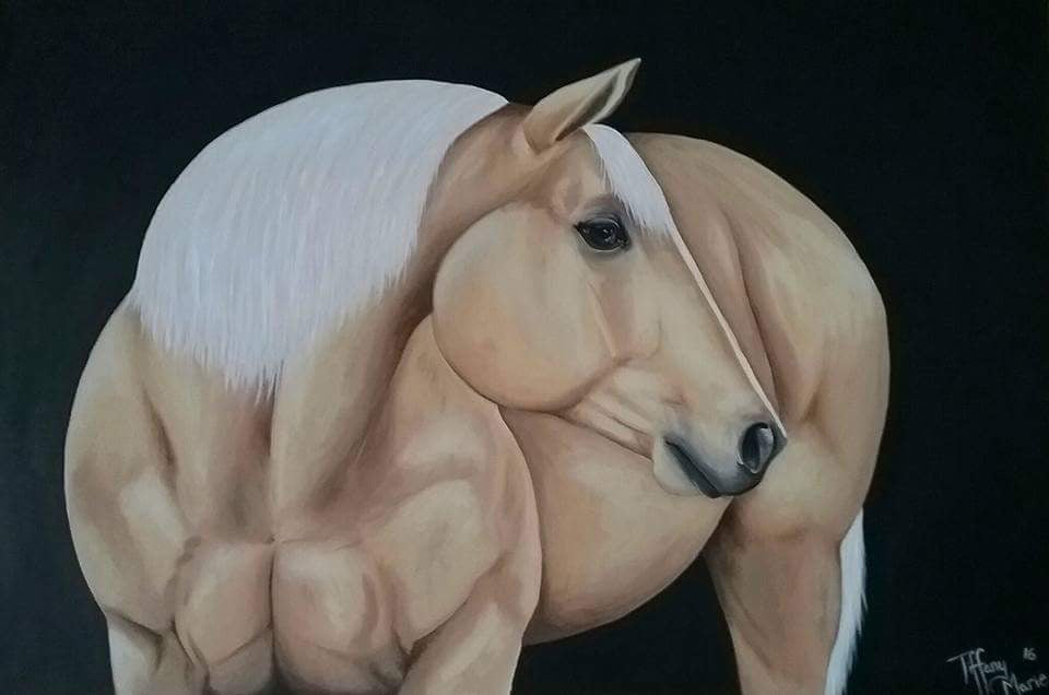Palomino Horse - Original Painting