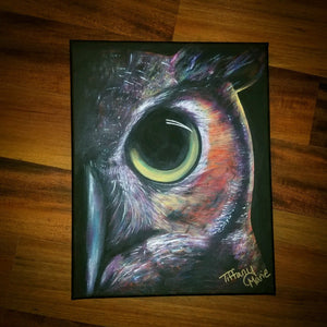Owl - Original Art - Tiffany Marie Art