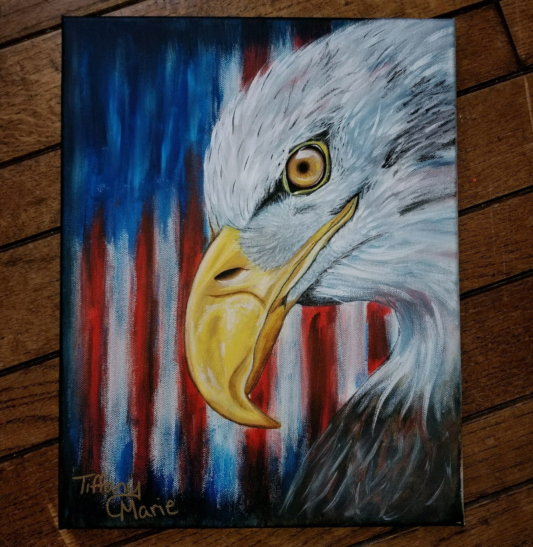 American Spirit Eagle - Original Art - Tiffany Marie Art