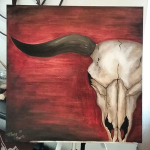 Bull Skull - Original Painting